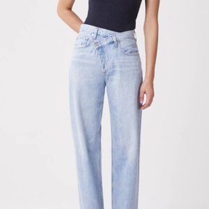 AGOLDE CRISS CROSS UPSIZED JEAN IN SUBURBIA